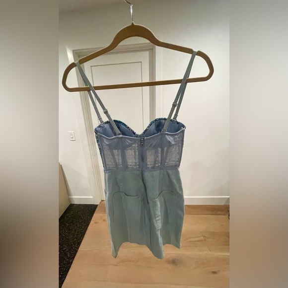 FLEUR DU MAL Gabrielle Embroidery Mini Dress - Picture 4 of 6